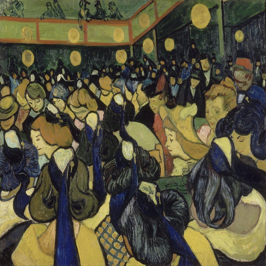 The Dance Hall In Arles (1888) by Vincent van Gogh