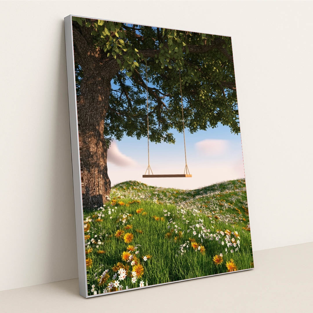 The Daydream Tree by George C - Silver Frame Stretchiez