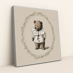 The Distinguished Bear by Anna Stone - Silver Frame Stretchiez