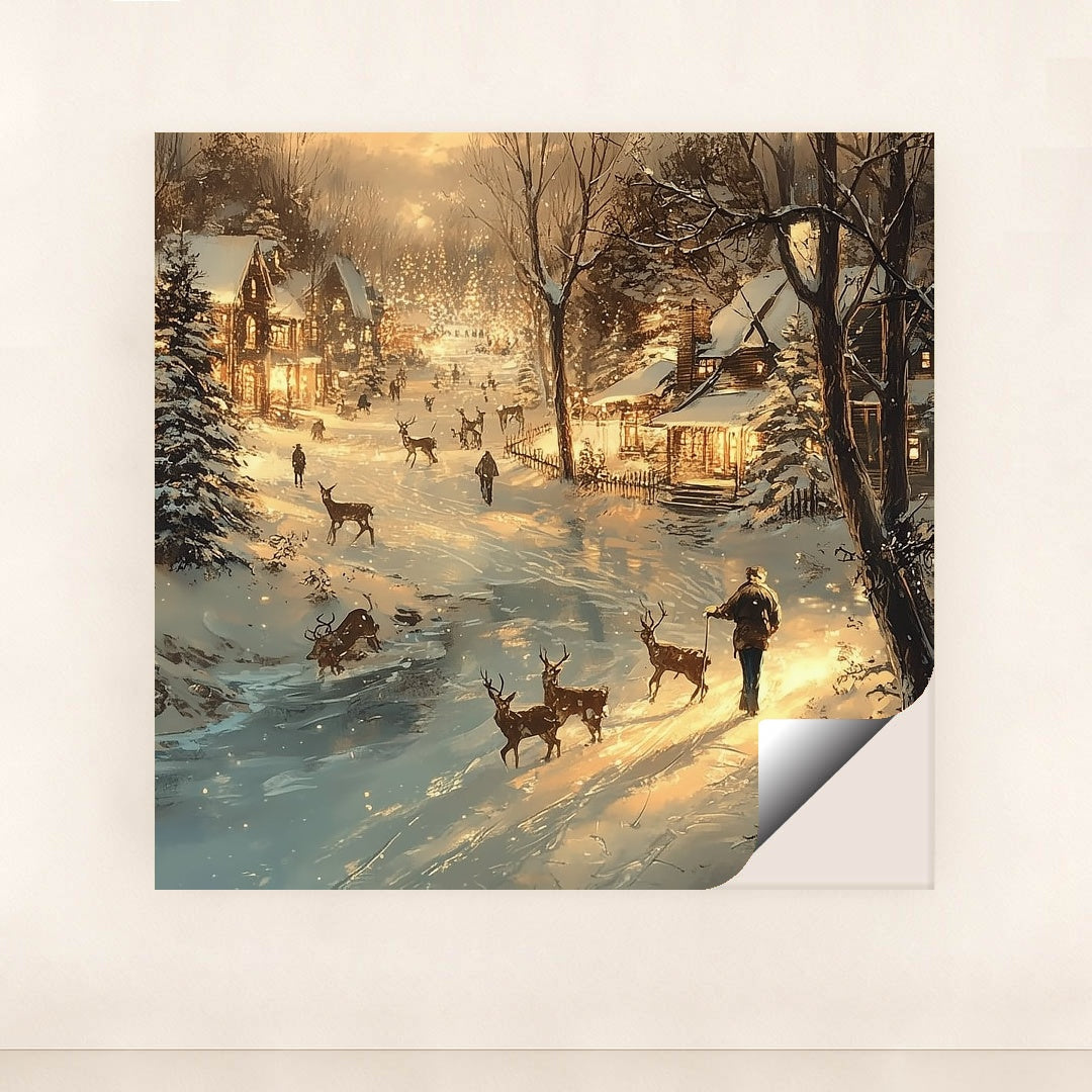 The Evening Watch of the Deer by Wall Gusto™ - Peeliez