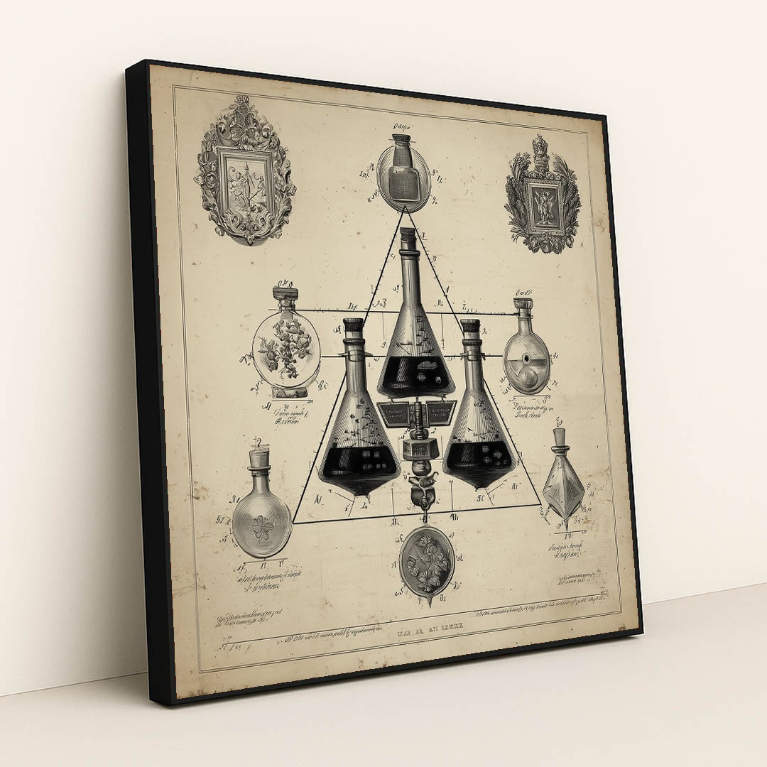 The Geometry of Elixirs by Seven Akins - Black Frame Stretchiez