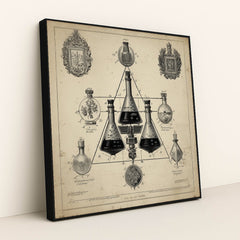 The Geometry of Elixirs by Seven Akins - Black Frame Stretchiez