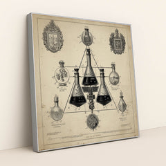 The Geometry of Elixirs by Seven Akins - Silver Frame Stretchiez