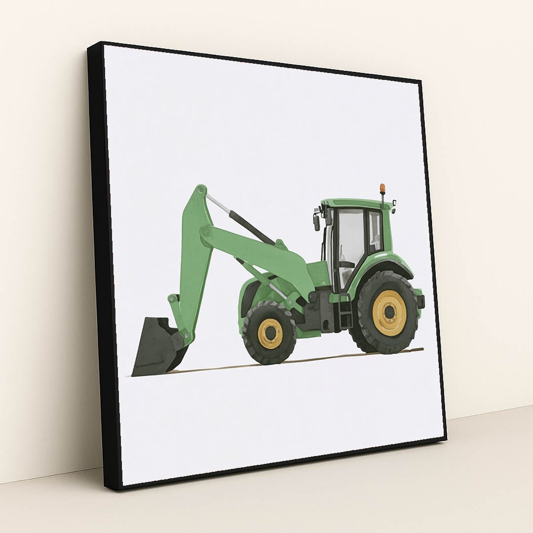 The Green Machine by Melissa King - Black Frame Stretchiez