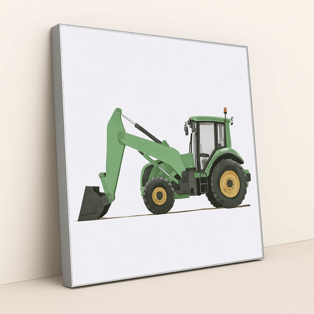 The Green Machine by Melissa King - Silver Frame Stretchiez