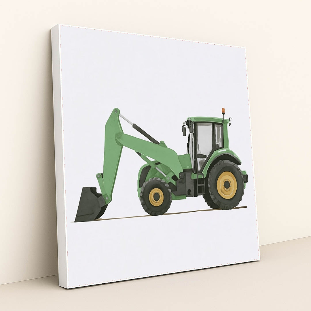 The Green Machine by Melissa King - White Frame Stretchiez