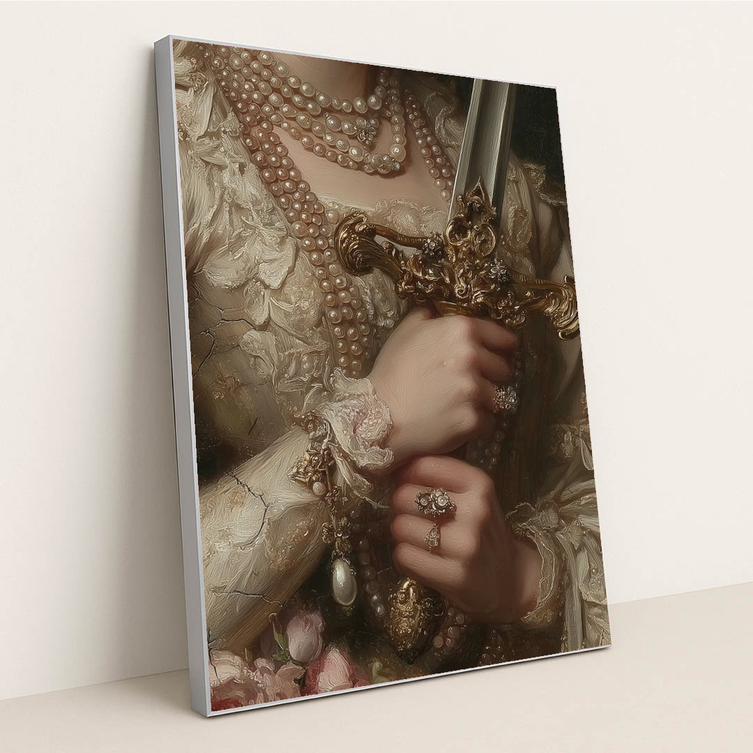The Lady's Gauntlet by Seven Akins - Silver Frame Stretchiez