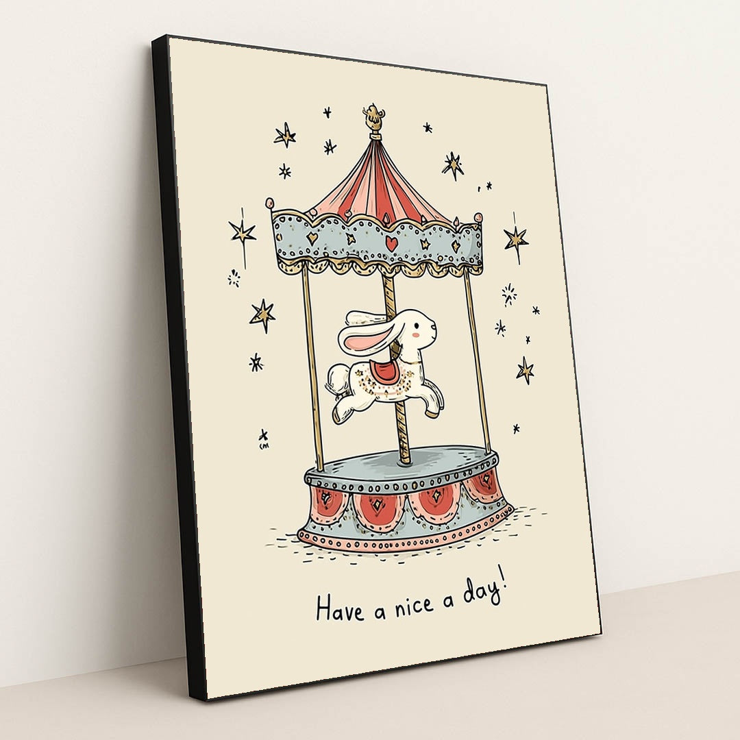 The Littlest Rider by Melissa King - Black Frame Stretchiez