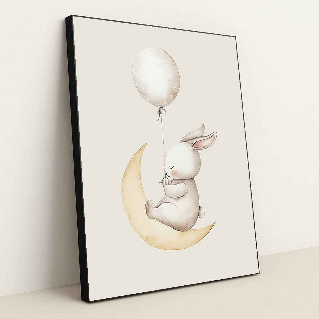 The Lunar Lullaby by Melissa King - Black Frame Stretchiez