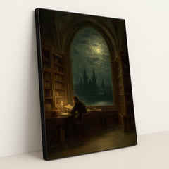 The Night Scholar by Seven Akins - Black Frame Stretchiez