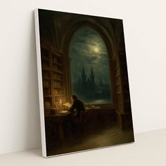 The Night Scholar by Seven Akins - White Frame Stretchiez