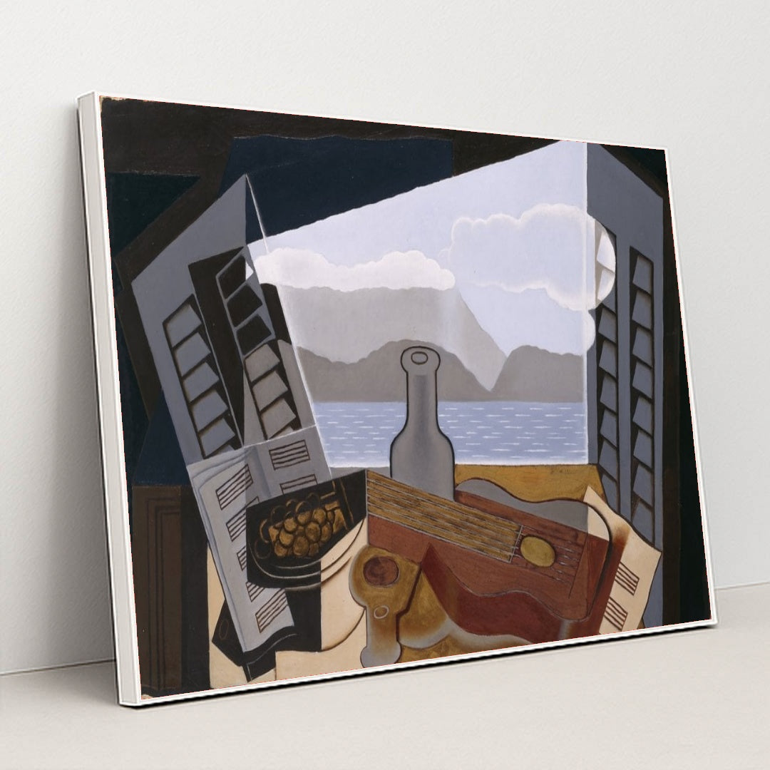 The Open Window (1921) by Juan Gris - White Frame Stretchiez