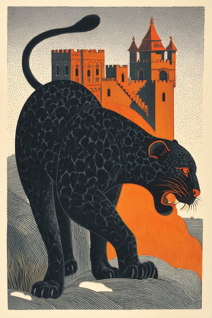 The Panther Below the Spires by CB Designs