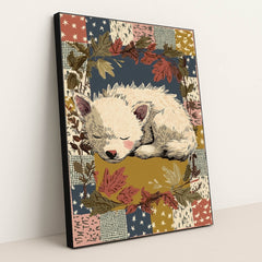 The Patchwork Puppy by Anna Stone - Black Frame Stretchiez