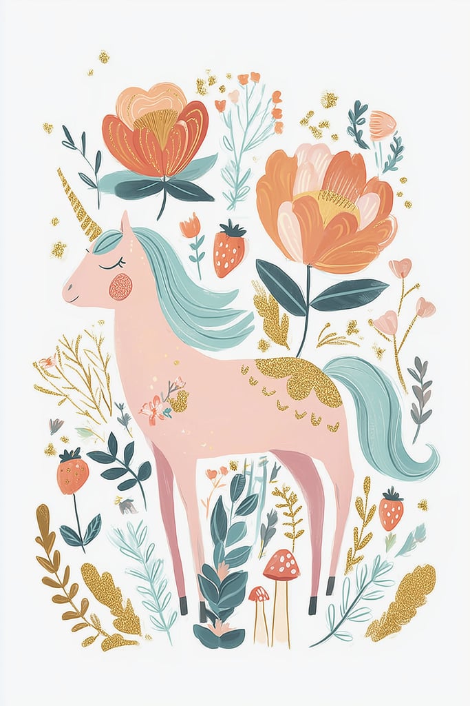 The Peach-Blossom Unicorn by Melissa King