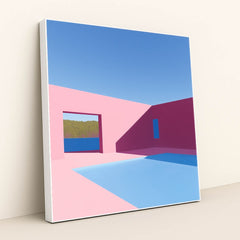 The Poolside Threshold by Azalea - White Frame Stretchiez