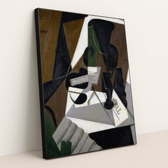 The Pot of Strawberry Jam (1917) by Juan Gris - Black Frame Stretchiez