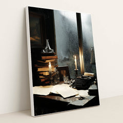 The Rain-Soaked Draft by Seven Akins - White Frame Stretchiez