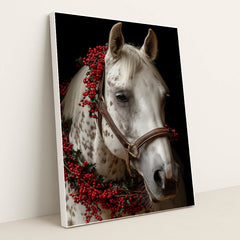 The Red Adornment by Jessica A - White Frame Stretchiez