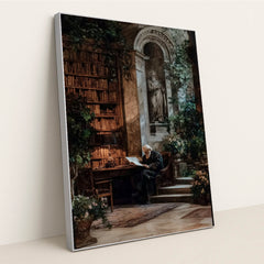 The Scholar's Vigil by Seven Akins - Silver Frame Stretchiez