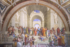 The School of Athens by Raffaello Santi