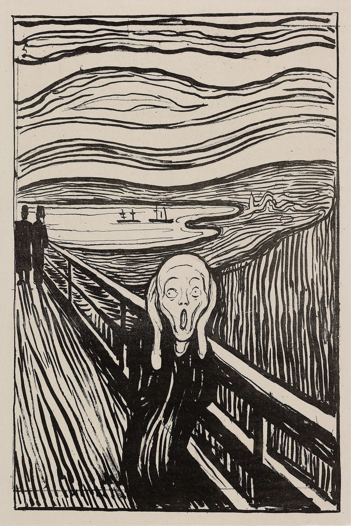 The Scream (1895) by Edvard Munch