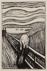 The Scream (1895) by Edvard Munch