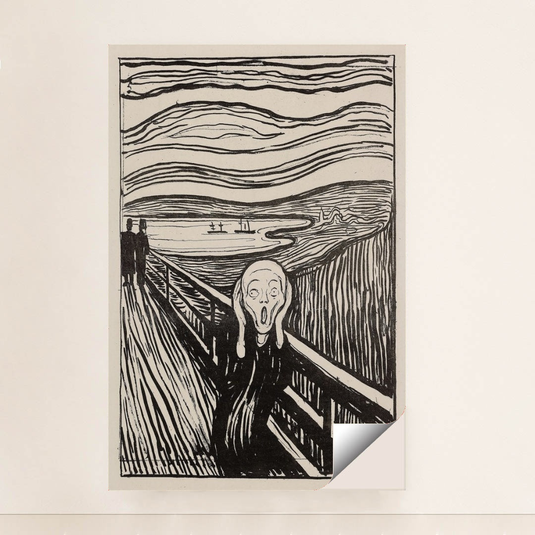 The Scream (1895) by Edvard Munch - Peeliez