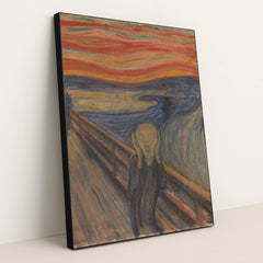 The Scream by Edvard Munch - Black Frame Stretchiez