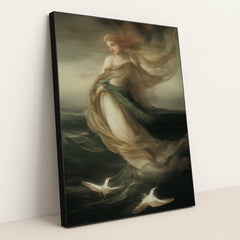 The Sea's Lament by Seven Akins - Black Frame Stretchiez