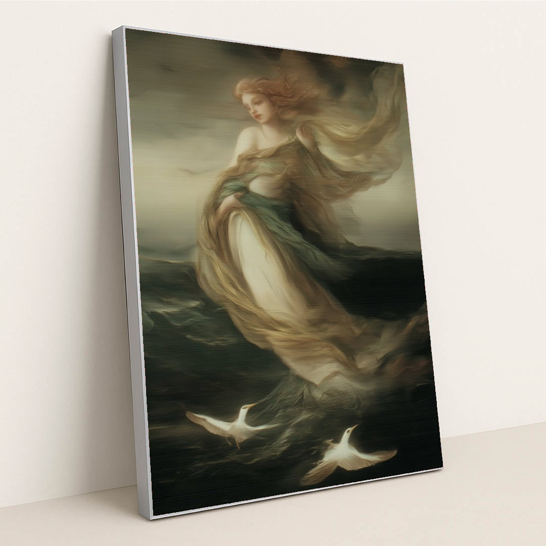 The Sea's Lament by Seven Akins - Silver Frame Stretchiez