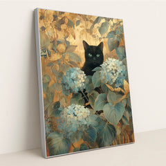 The Secret Garden Cat by Anna Stone - Silver Frame Stretchiez