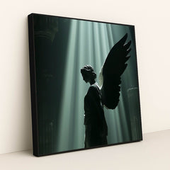 The Silent Sentinel by Seven Akins - Black Frame Stretchiez