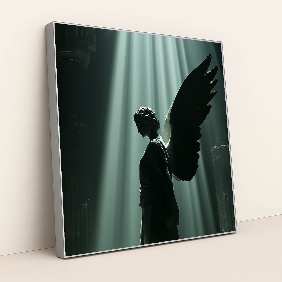 The Silent Sentinel by Seven Akins - Silver Frame Stretchiez