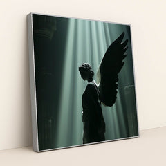 The Silent Sentinel by Seven Akins - Silver Frame Stretchiez