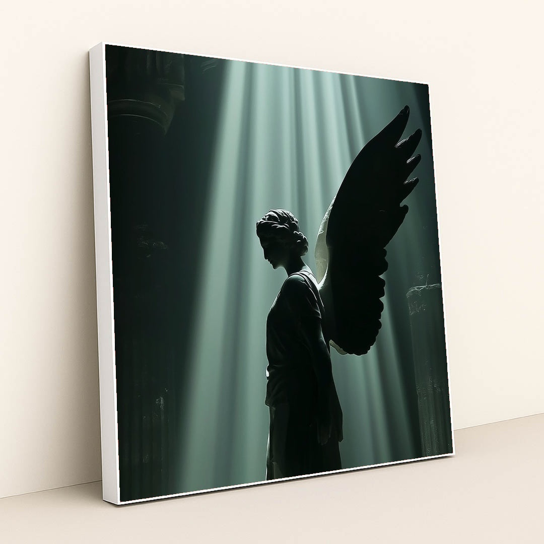 The Silent Sentinel by Seven Akins - White Frame Stretchiez