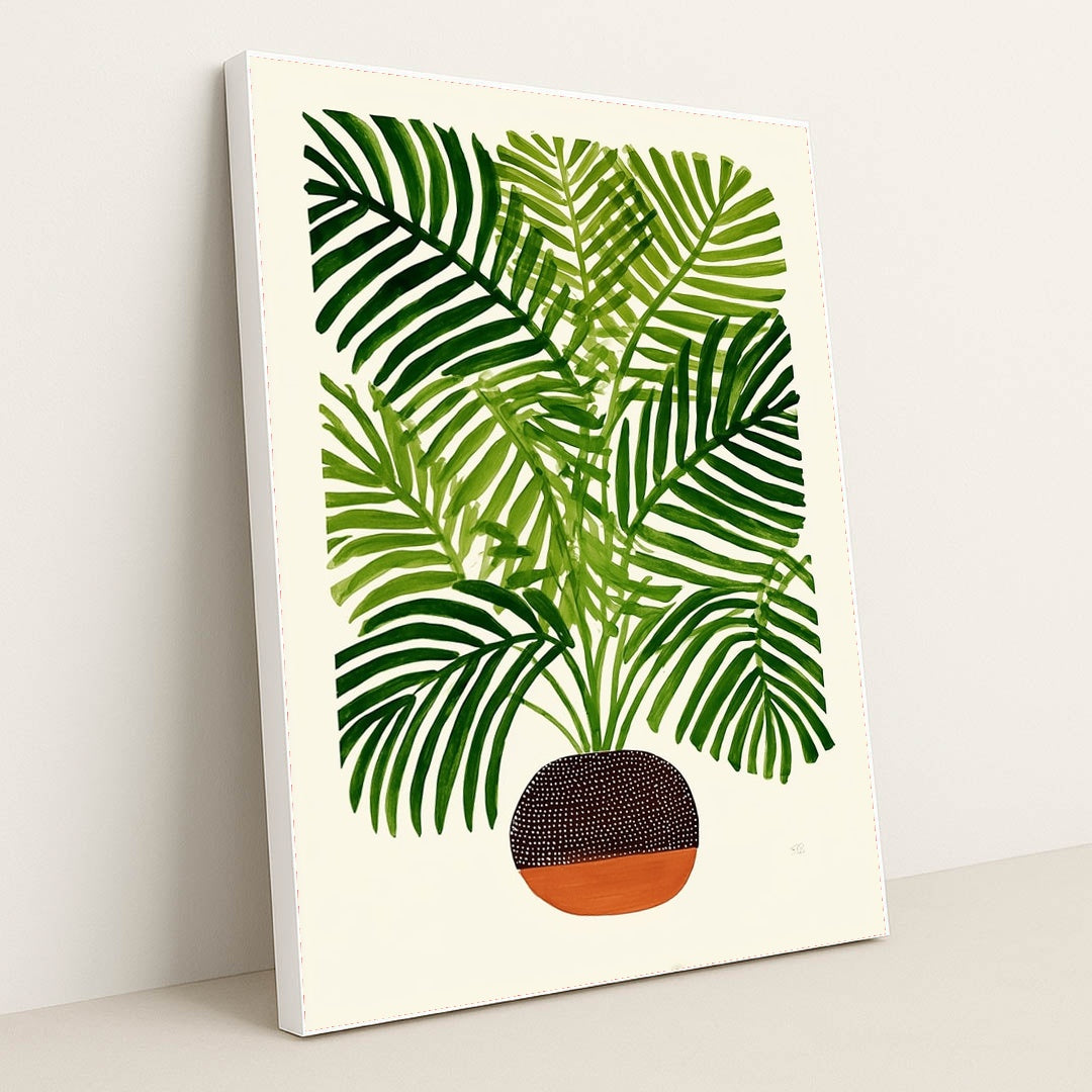 The Spotted Planter by Bailey Adams - White Frame Stretchiez
