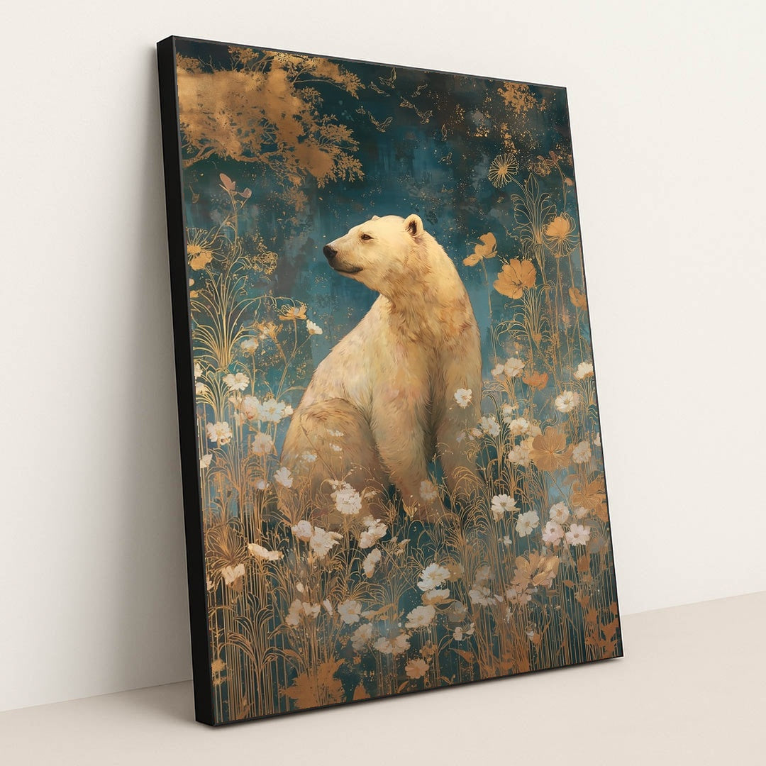 The Starry Bear by Anna Stone - Black Frame Stretchiez