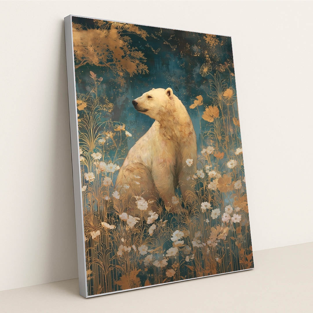 The Starry Bear by Anna Stone - Silver Frame Stretchiez