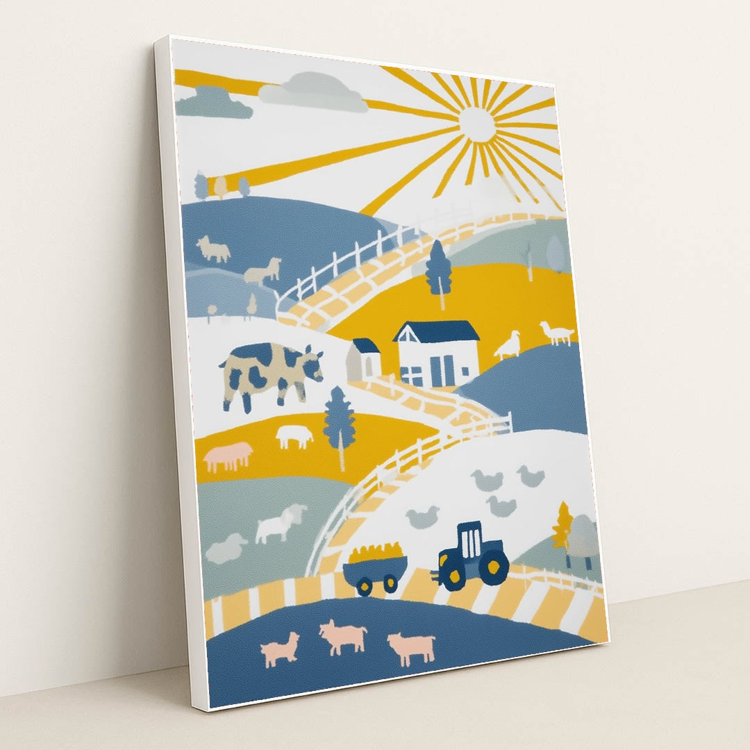 The Sunny Shepherd by Melissa King - White Frame Stretchiez