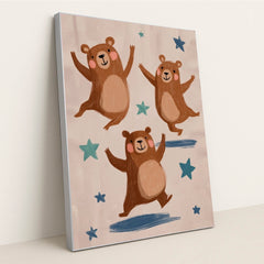 The Teddy Tumble Team by Melissa King - Silver Frame Stretchiez