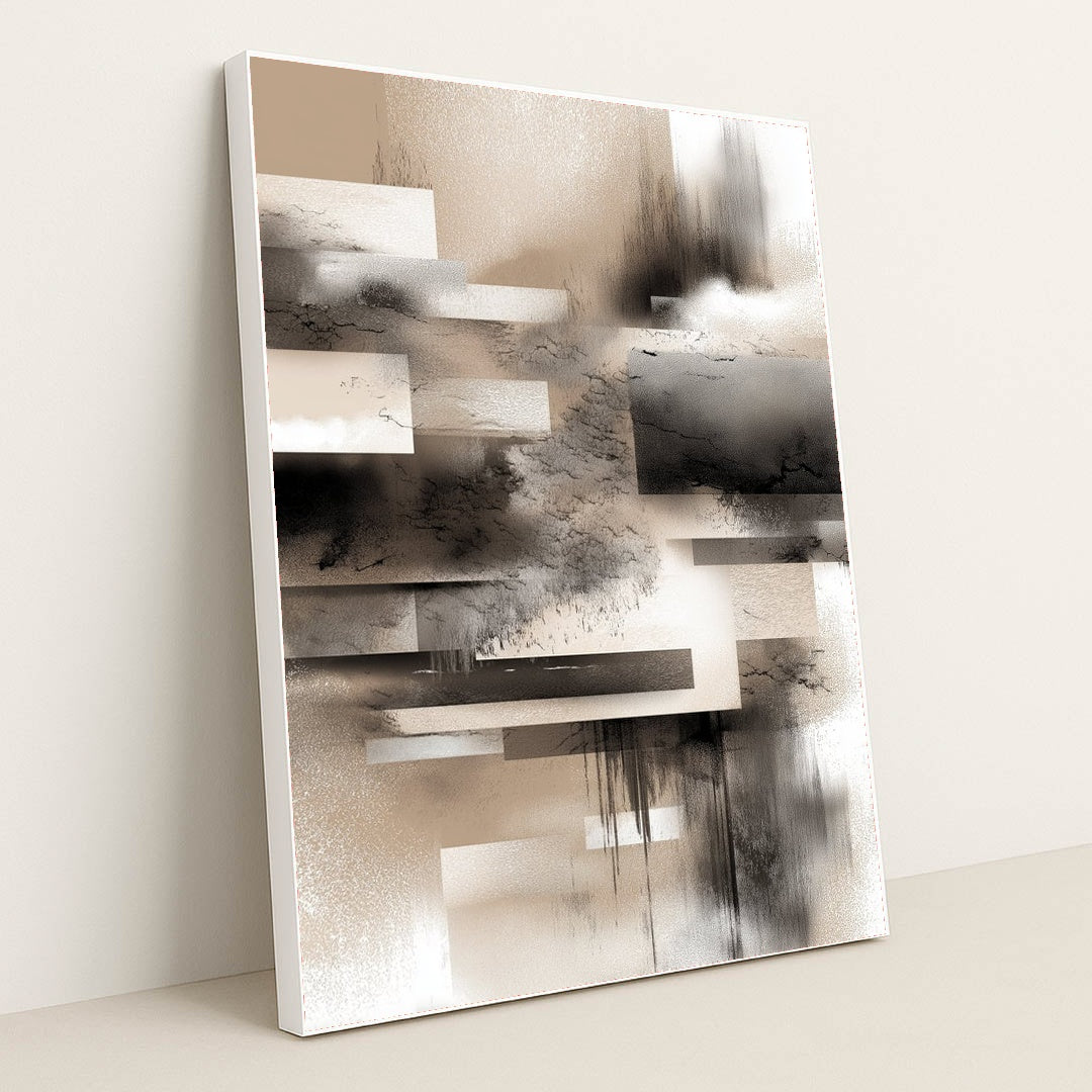 The Urban Grid by Damian Chan - White Frame Stretchiez