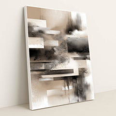 The Urban Grid by Damian Chan - White Frame Stretchiez