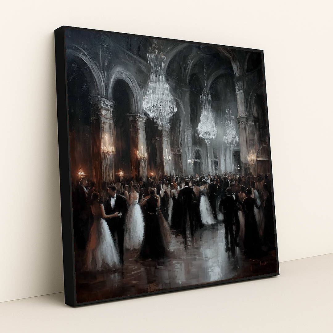 The Whispering Ball by Seven Akins - Black Frame Stretchiez