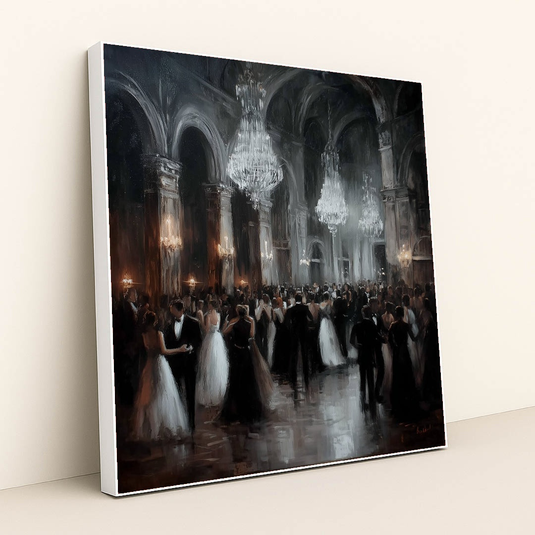 The Whispering Ball by Seven Akins - White Frame Stretchiez
