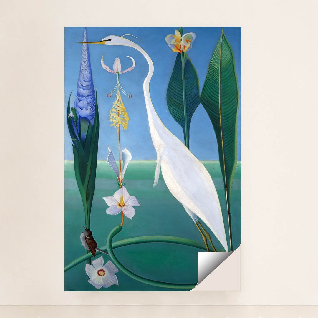 The white-frame Heron (1918–20) by Joseph Stella - Peeliez