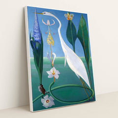 The white-frame Heron (1918–20) by Joseph Stella - White Frame Stretchiez