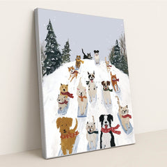 The Winter Race by Anna Stone - Silver Frame Stretchiez