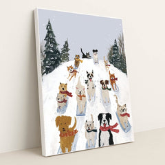 The Winter Race by Anna Stone - White Frame Stretchiez