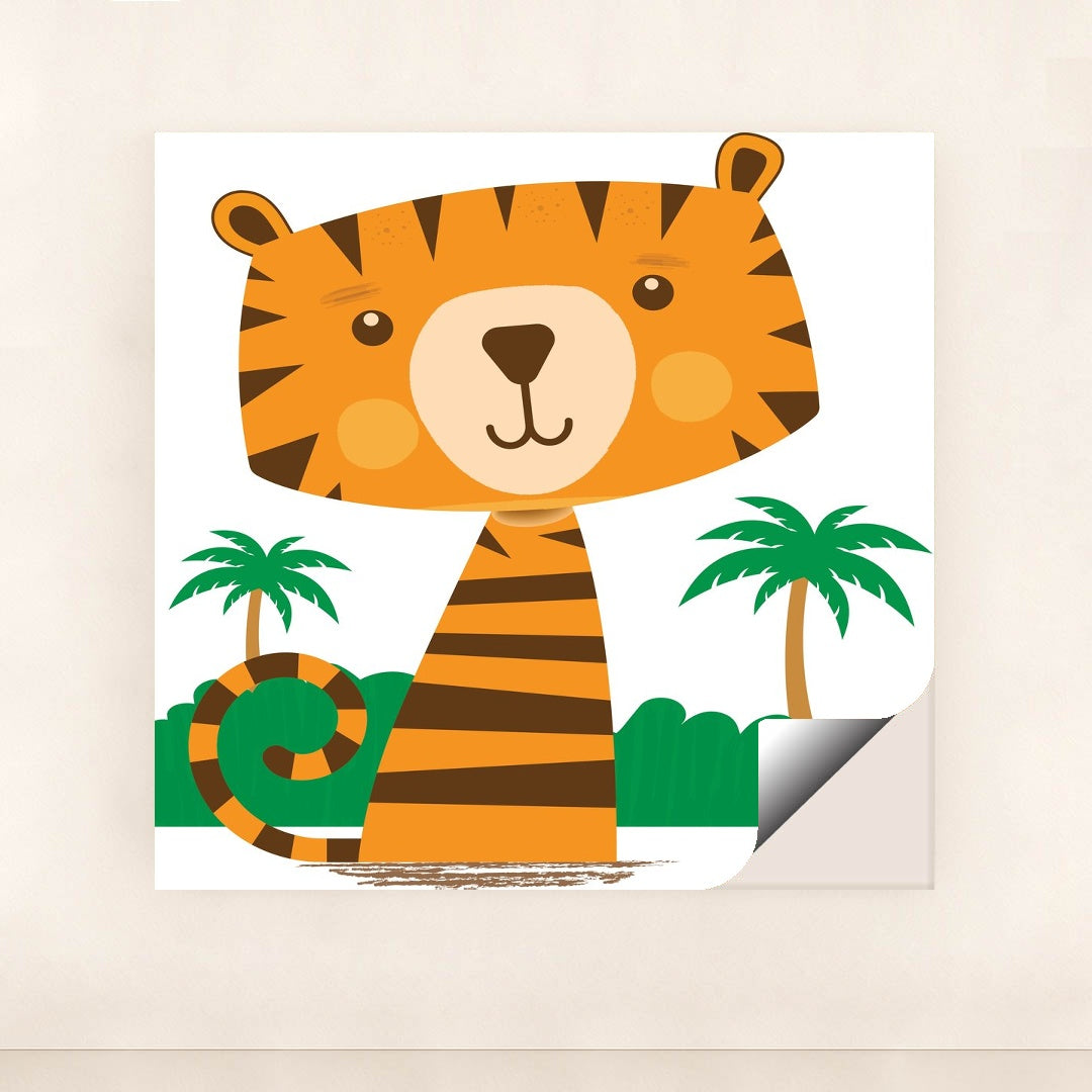 Majestic Tiger Among Palm Trees by VD Photography - Peeliez
